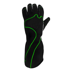 Gants de course ignifuges noir jais - Product Image 3
