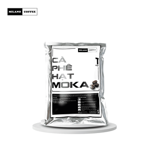 Grains de café Arabica torréfiés Moka Full City Grade avec des ingrédients de beurre et de lactose de couleur brune Best-seller pour l'approvisionnement à l'exportation - Product Image 1