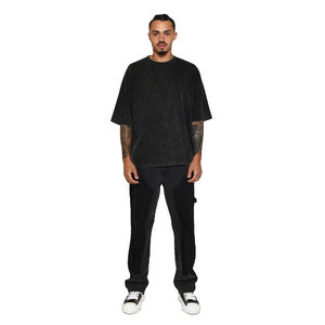 <b>Men</b> Slim Fit T Shirt <b>Stretch</b> Cotton Short Sleeve Casual Tee Comfortable Stylish Top for Daily and Streetwear Use - Product Image 5