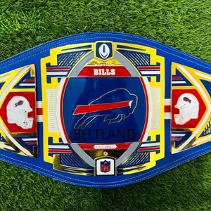 Cinturón de Campeonato Samurai Buffalo Bills, Cintura Alta, Forro de Cuero PU, Aleación de Zinc Resistente de 2mm y 4mm, Talla Adulto - Product Image 1
