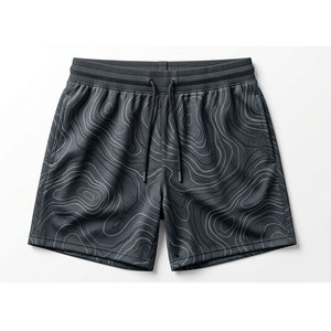 Top Selling Summer Fashion Solid Mesh <b>Shorts</b> for <b>Men</b> with Custom Logo OEM Service <b>Compression</b> Design - Product Image 1