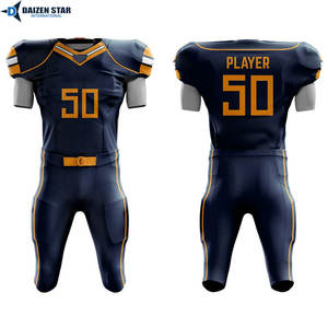 Uniforme de Fútbol Americano Unisex para Adultos con Nombre de Equipo Personalizado, Letras Sólidas, Transpirable, Protección UV UPF 50, Manga Corta, Talla Grande - Product Image 6