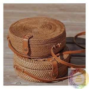 Handwoven Rattan Beach Handbag Natural Straw Summer Tote <b>Bag</b> Woven Vacation Accessory Casual Fashion <b>Bag</b> for Women and Resorts - Product Image 5