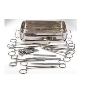 Kit de chirurgie générale vétérinaire de base, acier inoxydable de haute qualité, matériau de qualité médicale avec certification CE - Product Image 1