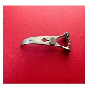 Glover Bulldog Atraumatic Vascular Clamp Curved DeBakey Jaw Adjustable <b>Screw</b> Stainless Steel Reusable Manual Instrument <b>Set</b> - Product Image 2