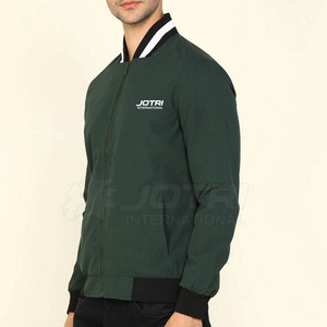 Chaquetas de aviador para hombre, duraderas, de invierno, con cremallera completa, ecológicas, para exteriores, con puños acanalados, fabricación OEM personalizada. - Product Image 3