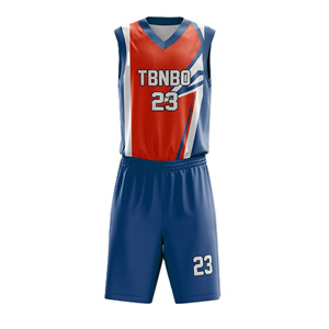 TBNBO ชุดเสื้อบาสเก็ตบอลแขนกุดคอวีผ้าตาข่าย 23 โพลีเอสเตอร์ระบายอากาศได้ดีชุดทีมผู้ใหญ่ใส่หมายเลขชื่อที่กำหนดเอง - Product Image 5