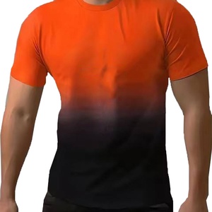 T-shirt personnalisé pour homme, coupe ample, col rond, manches courtes, style streetwear, tendance, de haute qualité - Product Image 2