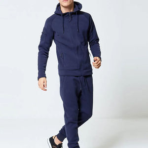 Conjunto Deportivo de Dos Piezas para Hombre, Sudadera con Capucha de Forro Polar Térmico Transpirable para Gimnasio, Fitness, Entrenamiento, Chándal para Correr - Product Image 3
