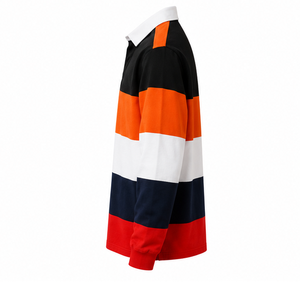 Vente en gros de maillots de rugby personnalisés à manches courtes en polyester tricoté à séchage rapide, fournisseur d'exportation, usine OEM, fabricant privé - Product Image 3