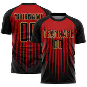 เสื้อฟุตบอลแขนสั้นสั่งทำสีได้ คุณภาพสูง บริการ OEM ผ้าสแปนเด็กซ์/คอตตอน ระบายอากาศ ป้องกันแบคทีเรีย สำหรับทีม ลดราคา - Product Image 3