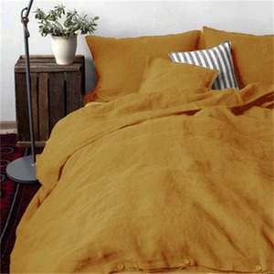Woven 100% Linen Eco-Friendly <b>Bed</b> <b>Sheet</b> Bedding Set <b>Queen</b> Fitted for Hotels Grade a Customizable - Product Image 1
