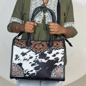 Sacs fourre-tout pour femmes en cuir véritable façonnés à la main, collection Super Septembre 2026, en cuir de vachette véritable, sacs à bandoulière et sacs à poignée supérieure pour usage quotidien - Product Image 3