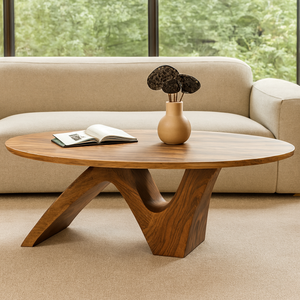 Mesa de Centro de Madera Maciza Rústica y Duradera de Proveedor Vietnamita, Decoración de Madera Natural Hecha a Mano para Sala de Estar - Product Image 5