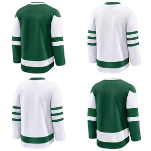 เสื้อฮอกกี้น้ำแข็งสั่งทำขายส่ง ระบายอากาศได้ดี ปักลาย แห้งเร็ว ชุดยูนิฟอร์มฮอกกี้สำหรับทีม ผู้ใหญ่และเยาวชน  OEM - Product Image 2