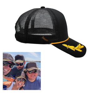 Gorra Trucker de Malla Bordada Personalizada, Ajustable con Cierre a Presión, Transpirable, para Verano, con Logotipo OEM, Venta al Por Mayor - Product Image 4