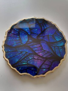 Posavasos de resina epoxi con diseño único de ángel, juego de posavasos para té, decoración del hogar, para regalo, de HUMAYYU WORLD CRAFT - Product Image 5