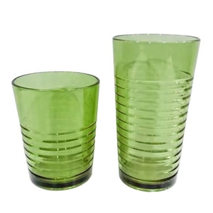 Vasos de acrílico plástico rayas horizontales - Product Image 3