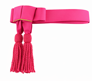 Ceinture de cérémonie rose pour robe de cérémonie, ceinture uniforme pour événements de défilé, occasions spéciales et tenues décoratives - Product Image 3