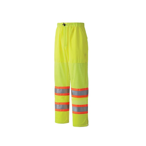 <b>High</b> Visibility ANSI Class 2 Safety Pants Reflective Waterproof LED Flash <b>Work</b> <b>Trousers</b> Pockets for Construction Use Customized - Product Image 1