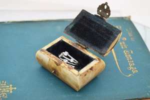 Boîte à bijoux artisanale en os incrusté, boîte de rangement en os faite à la main, boîte cadeau décorative en os - Product Image 5