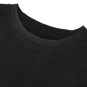 Sweat-shirt à capuche unisexe personnalisé, coupe ample, col rond, épais, délavé à l'acide et effet neige, tendance automne-hiver - Product Image 3