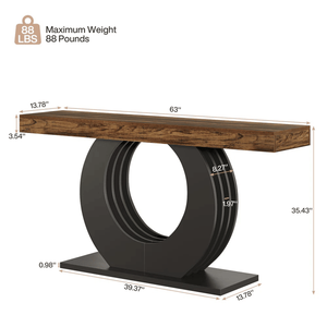 Consolle Lunga Moderna di Lusso in Legno Massello per Ingresso, Appartamento, Hotel o Soggiorno - Arredamento Contemporaneo per la Casa - Product Image 3