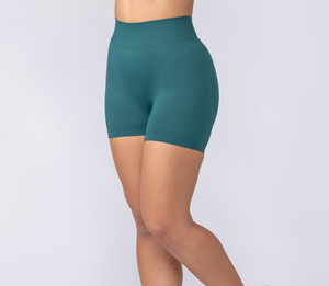 Shorts de sport cationiques sans couture pour femmes, taille haute, pour la course, l'entraînement, le fitness et le yoga, collection été - Product Image 2