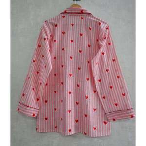 Conjunto de Pijama de Algodón Estampado para Mujer, Suave y Cómodo, Ropa de Dormir Transpirable, Ropa Casual para Estar en Casa - Product Image 6