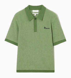 T-shirt thermique à manches longues double couche de haute qualité 100 % coton, broderie personnalisée, tricot gaufré épais 220 g/m² pour homme, course et entraînement - Product Image 3