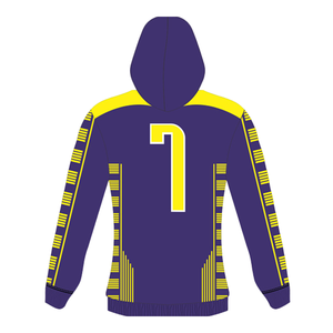 Thermal Sublimation Basketball Warmup Hoodies Fleece Lined Sublimation Basketball Hoodies Heavyweight Sports Sweatshirt - Product Image 3