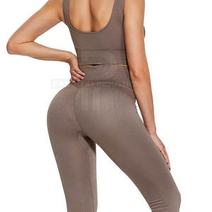 Leggings de Yoga de Cintura Alta para Mujer, Talla Grande, Ligeros, y Conjunto de Sujetador Deportivo sin Costuras, Transpirables - Product Image 6