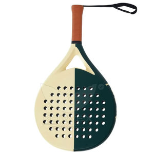 Raquettes de padel haut de gamme Surface en fibre de carbone haute résistance Cadre léger Poignée antidérapante confortable Ajustement universel Équilibré - Product Image 5