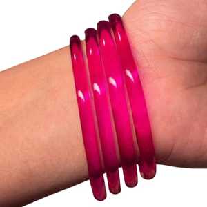 Wholesale Indian Style Trendy Geometric Imitation Pearl Churiya Kashmiri <b>Bangle</b> Set Wedding Handmade <b>Copper</b> Alloy Bridal <b>Bangles</b> - Product Image 1