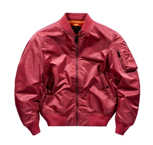 Blouson bomber noir pour homme, veste pilote MA1, fermeture éclair, coupe classique, coupe-vent, vêtement d'extérieur décontracté - Product Image 4