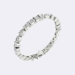 กำไลข้อมือเพชรทรงผสม 13.20 กะรัต ดีไซน์หรูหราประดับเพชรแบบหนามเตย - Product Image 5