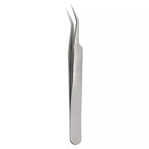Hot Selling Stainless Steel Eyelash Tweezers Made Pakistan OEM Design <b>Cheap</b> Price New Style Lightweight Durable Comfortable - Product Image 4