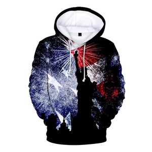 Sweat à capuche zippé intégral pour homme, coupe oversize, en polaire camouflage, avec logo personnalisé, strass et effet vintage - Product Image 4