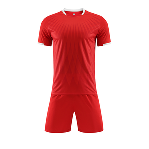 High Quality Breathable Kid's Adult's <b>Cheap</b> Football Uniform Custom Name and Number Team Soccer Jersey <b>Set</b> - Product Image 1