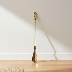 Chausse-pied de luxe en laiton massif avec poignée nœud marin, accessoire de dressing vintage pour la maison, les voyages et les cadeaux d'entreprise - Product Image 4