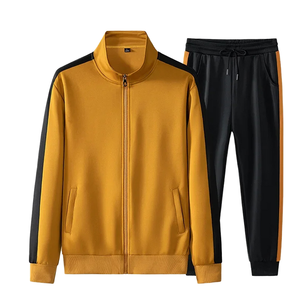 Survêtement personnalisé avec logo, jogging de haute qualité, fermeture éclair, haute couture, survêtement de sport pour homme, polyester, coupe-vent, streetwear - Product Image 1