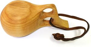 Natural Wooden Kuksa <b>Cup</b> Affordable Handmade Mug for Coffee Tea <b>Camping</b> Travel and Outdoor Use - Product Image 4