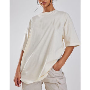 Camiseta de Mujer de Alta Calidad, Nuevo Diseño, Básica, Lisa, con Estampado Gráfico, 180g, Algodón, Cuello Redondo, Manga Corta, de Lujo - Product Image 1