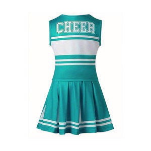 Tenue de cheerleading athlétique moderne en tissu doux et respirant, design personnalisé, couleurs vives - Product Image 6