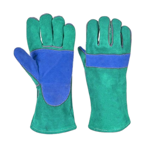 Gants de soudage en cuir de vachette renforcé, antistatiques, antidérapants, pour la sécurité industrielle, protection des mains robuste, sécurité - Product Image 3