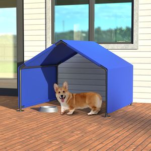 Cuccia Impermeabile da Esterno per Cani di Piccola e Media Taglia, Tenda Riparo con Protezione Solare per Animali di Piccola Taglia e Bestiame - Product Image 3