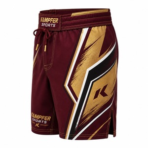 Pantalones Cortos de MMA de Alta Calidad para Hombre, 100% Poliéster, Tejido Elástico, Secado Rápido, Transpirables, Ropa de Moda, Entrenamiento de Lucha UFC - Product Image 3