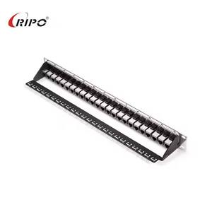 Panel de Conexiones de Alto Rendimiento Sin Blindaje, Montaje en Rack Metálico, Instalación sin Herramientas para Redes de Oficinas y Pequeñas y Medianas Empresas, 24 Puertos - Product Image 6