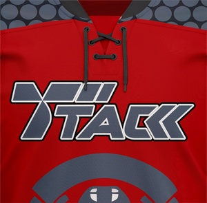 Haute qualité 100% Polyester Sublimation maillot de Hockey sur glace personnalisé tout Style haut cousu Hockey porter Tack entreprises TE-4117 - Product Image 6