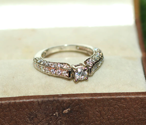 925 <b>Sterling</b> <b>Silver</b> Original Moissanite <b>Ring</b> Handcrafted Shimmering Fine Jewelry Rhodium Plated Prong <b>Set</b> Religious Style - Product Image 5